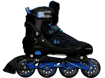 ROLKI łyżworolki REGULOWANE 4s abec7 Carbon- 38-41