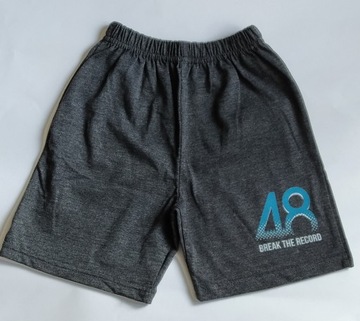 Krótkie spodenki sportowe AJS grafit '48' r.116