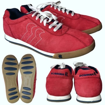 ROMIKA skórzane wygodne buty sportowe damskie r. 40 czerwone