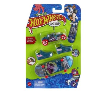 Hot Wheels Skate Tony Hawk Fingerboard Sea Hunter + Bone Shaker