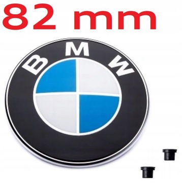 ZNACZEK BMW 82mm EMBLEMAT LOGO MASKA PRZÓD KLAPA BAGAŻNIKA FRONT LOGO