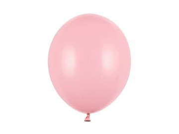 Balony pastel różowy dziecięcy strong 30cm 10szt