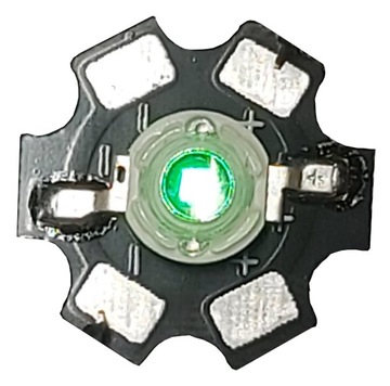 Dioda POWER LED 1W EPILEDS GREEN 520-530 PCB