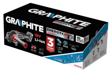 Угловая шлифовальная машина 18В 125мм Graphite Energy 58G026