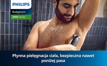 GOLARKA TRYMER DO CIAŁA PHILIPS Bodygroom AKUMULATOR wodoodporny