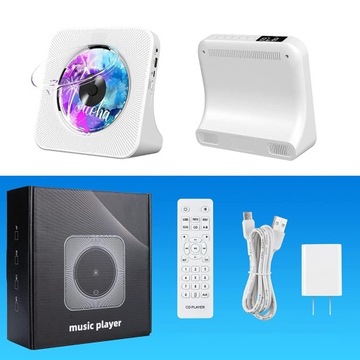 ПОРТАТИВНЫЙ CD-ПЛЕЕР FM-РАДИО ПУЛЬТ ПУЛЬТА USB ПОРТ ЖК-ДИСПЛЕЙ С ПУЛЬТОМ ДУ