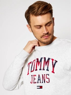 BLUZA Tommy Hilfiger Jeans SZARA M