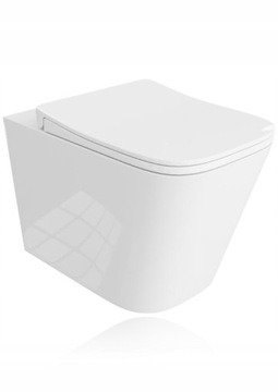 Комплект унитаза скрытого монтажа, чаша, сиденье, кнопка, MATTE BLACK GOLD, чаша