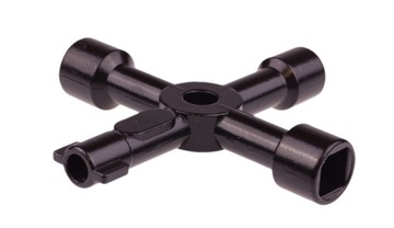 КЛЮЧ ДЛЯ ЗАМКОВ ГАЗОВОЙ ЭЛЕКТРИЧЕСКОЙ КОРОБКИ 4 в 1 72х72 мм УНИВЕРСАЛЬНЫЙ