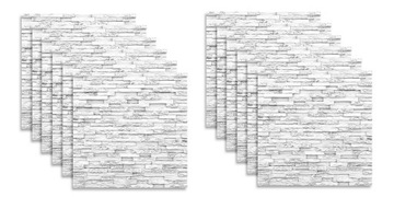 Panele Ścienne 3D 60x60 KAMIEŃ 12 szt.=4,32 m2
