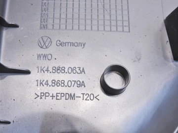ОБИВКА ДВЕРИ ЛЕВАЯ ПЕРЕДНЯЯ VW GOLF V 1K4868063A 1K4868079A