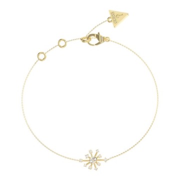 Модний позолочений браслет жіночий Guess Galaxy JUBB05564JWYG 18,4 см