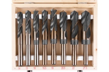 СВЕРЛА ПО МЕТАЛЛУ HSS КОБАЛЬТ 8 СВЕРЛА 14–25,5 ММ ПО МЕТАЛЛУ