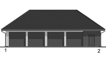 G44 ПРОЕКТ ГАРАЖА НА ЧЕТЫРЕХ ПЛОЩАДКЕ