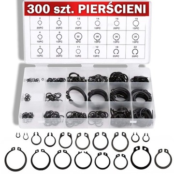 PIERŚCIENIE SEGERA ZEWNĘTRZNE SEGERY OSADCZE ZESTAW PIERŚCIENI ZEWNĘTRZNYCH