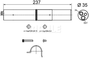 MAHLE SUŠIČ KLIMATIZACE AD 250 000S