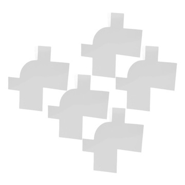 Карточка для укрепления линии роста волос, 5 шт. Универсальная, легкая в формате B7.