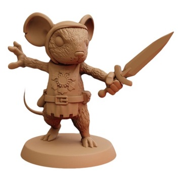Figurki Dice Head CIBI Mouse fighter RPG