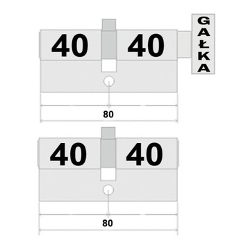 АЛЮБРАССНЫЕ ВСТАВКИ 40/40 + СИСТЕМА G40/40 5KL НИКЕЛЬ