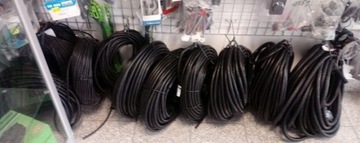 WĘŻYK KARBOWANY PESZEL CZARNY 6,8MM/10MM 50 MB NIE CIĘTY