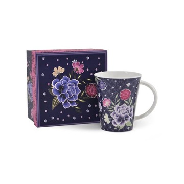Kubek Porcelanowy Kwiaty - Pojemność 360ml