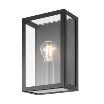 Kinkiet ogrodowy Eglo czarny E27 60W