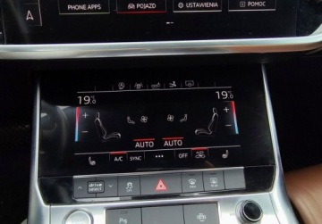 Audi A7 C8 Sportback 3.0 55 TFSI 340KM 2018 Audi A7 Sportback Matrix Fotele konturowe Pneumatyka Radary ACC Virtual Do, zdjęcie 17