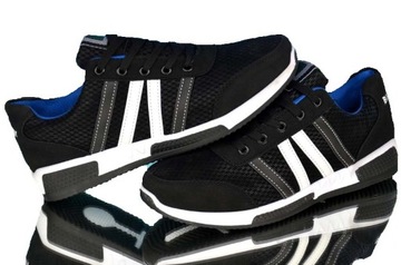 BUTY SPORTOWE DO PRACY LEKKIE WYGODNE MODNE ORYGINAŁ PÓŁBUTY CZARNE NEV