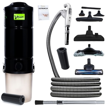 ODKURZACZ CENTRALNY VACUFLO VR 800 + ZESTAW GOLD