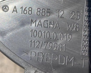 MERCEDES A TŘÍDA W168 MŘÍŽKA NÁRAZNÍKU PŘEDNÍ 1688851223