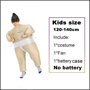 nadmuchiwane kostiumy Dzieci Sumo nadmuc 120-145cm