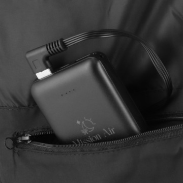 ЖИЛЕТ С ЭЛЕКТРООБОГРЕВОМ ЗИМНЯЯ USB КУРТКА С ПОДОГРЕВОМ размер XS