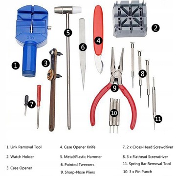 Набор инструментов для часовщика Ремонт часов