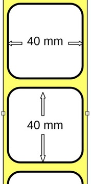 САМОКЛЕЯЩИЕСЯ ЭТИКЕТКИ 40х40 ДЛЯ ПРИНТЕРА ARGOX