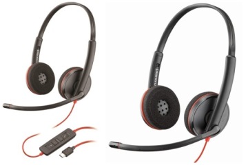 ПРОВОДНЫЕ НАУШНИКИ-НАКЛАДКИ PLANTRONICS BLACKWIRE C3220 USB-C ГАРНИТУРА