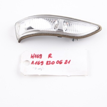 MERCEDES W169 W245 LAMPA SMĚROVKA ZRCÁTKO A1698200621