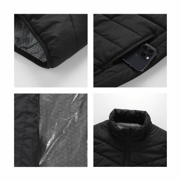 USB-жилет с подогревом, женская и мужская куртка без рукавов размера XXL