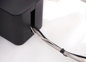 Duży pojemnik pudełko organizer na kable listwy