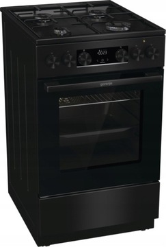 KUCHNIA GAZOWO-ELETRYCZNA GORENJE GKS5C70BJ Steam AirFry Gri