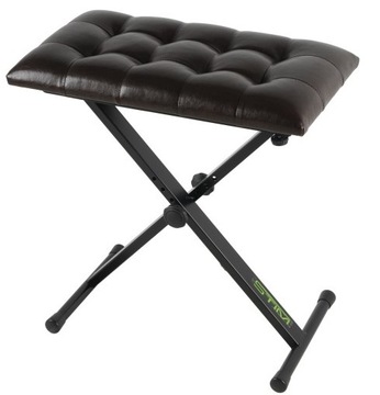 STIM ST-10BR ŁAWA PIANINOWA PIKOWANA BRĄZOWA SIEDZISKO STOŁEK DO ORGAN