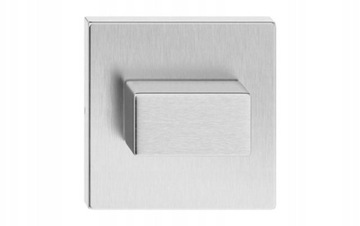 РУЧКИ РУЧКА ТОПАЗ Модный ТУАЛЕТНЫЙ НАБОР Серебряный Inox Square с розеткой для унитаза