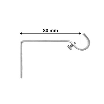 KARNISZ METALOWY FI 19 POJEDYNCZY 140 CM METAL