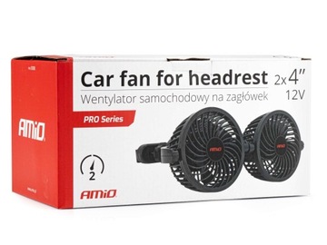 АВТОМОБИЛЬНЫЙ ВЕНТИЛЯТОР В ПОДГОЛОВНИКЕ 12 В