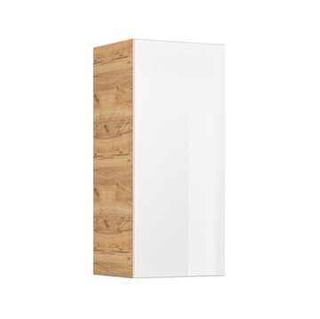 Szafka wiszaca dąb country / biała System 40 cm x 90 cm x 35 cm