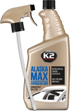 K2 ALASKA ODMRAŻACZ DO SZYB ZAMKÓW -70C ATOMIZER 700ml MOCNY SKUTECZNY