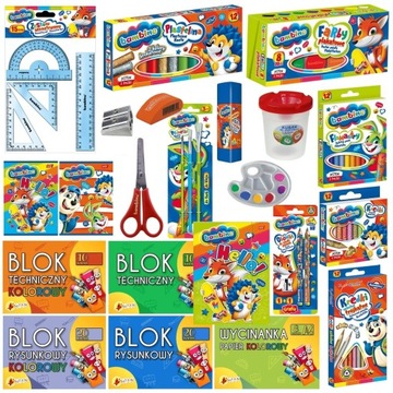 BAMBINO Wyprawka Szkolna zestaw plastyczny XXL v2