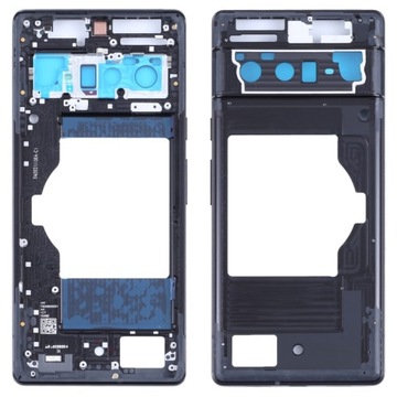 For Google Pixel 7 Front Housing LCD Frame Bezel Plate Black