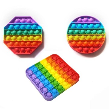 СЕНСОРНАЯ АНТИСТРЕССОВАЯ ИГРУШКА BUBBLE PUSH POP