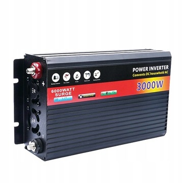 Falownik DC 12 V do AC 220 V Przetwornica mocy 3000 W