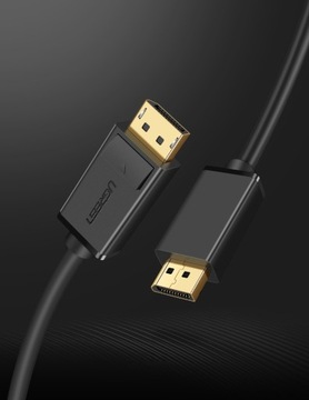 Кабель DisplayPort HDR 3D 4K, 1 м, черный